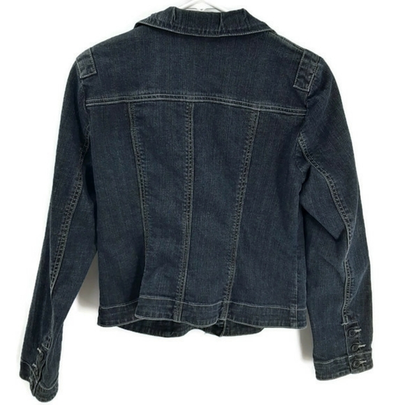 Cabi Lucy fitted denim jacket medium - Picture 2 of 10